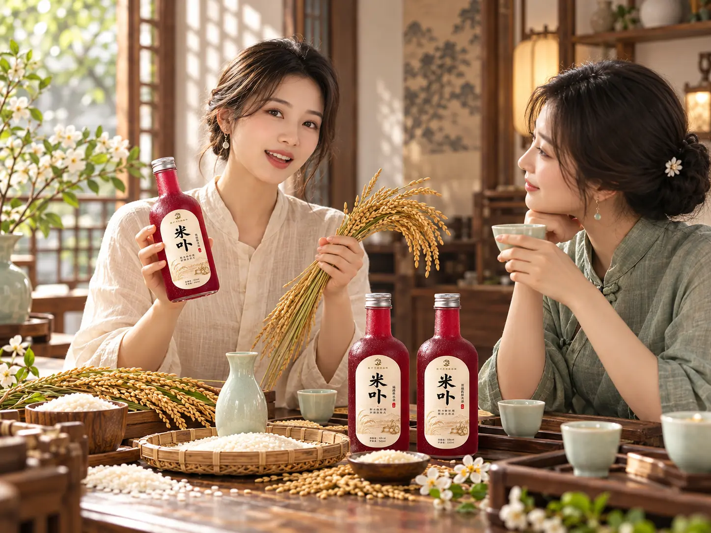 米卟鲜米酒——米香与花香的当代表达