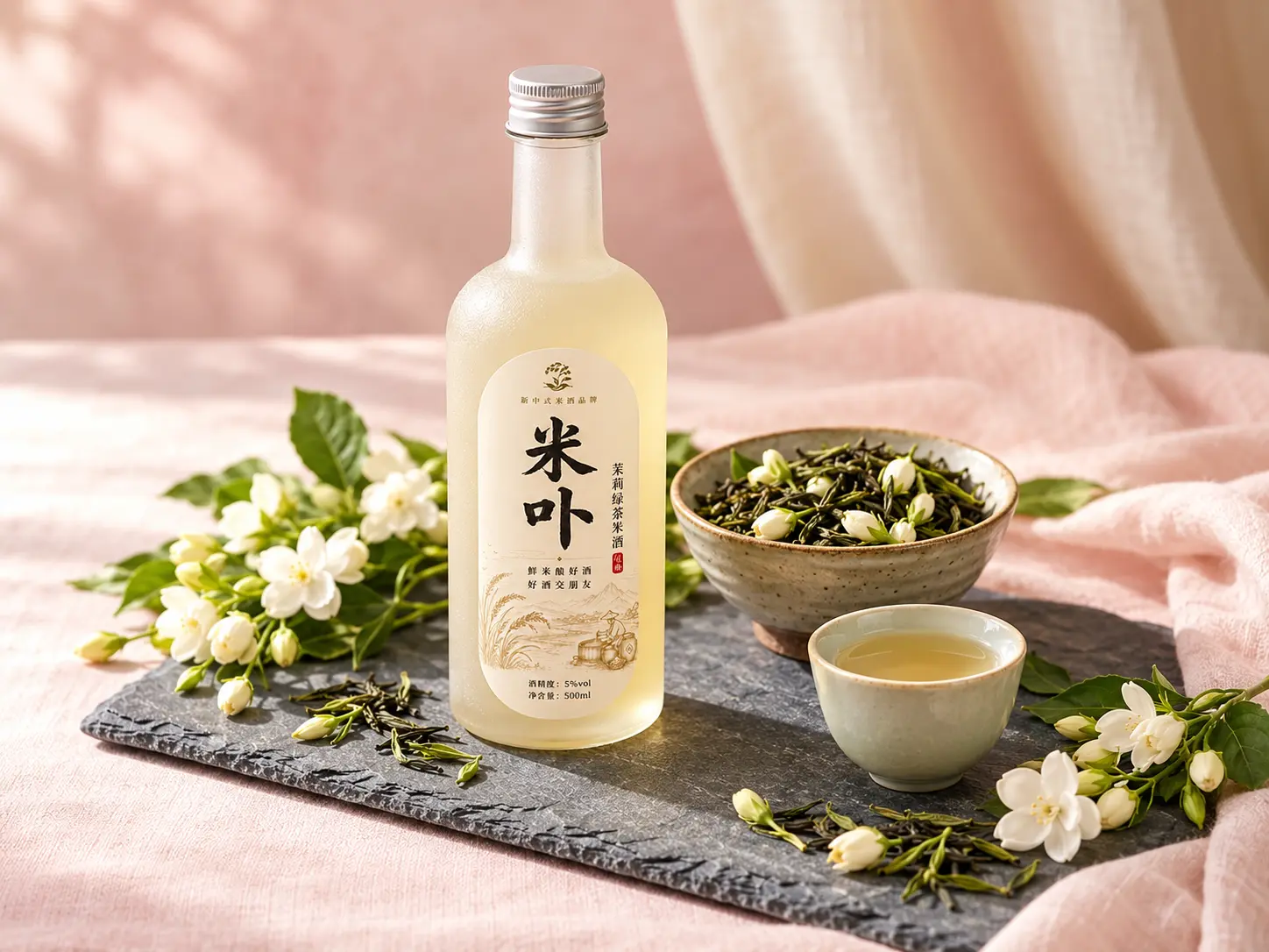 茉莉绿茶鲜米酒