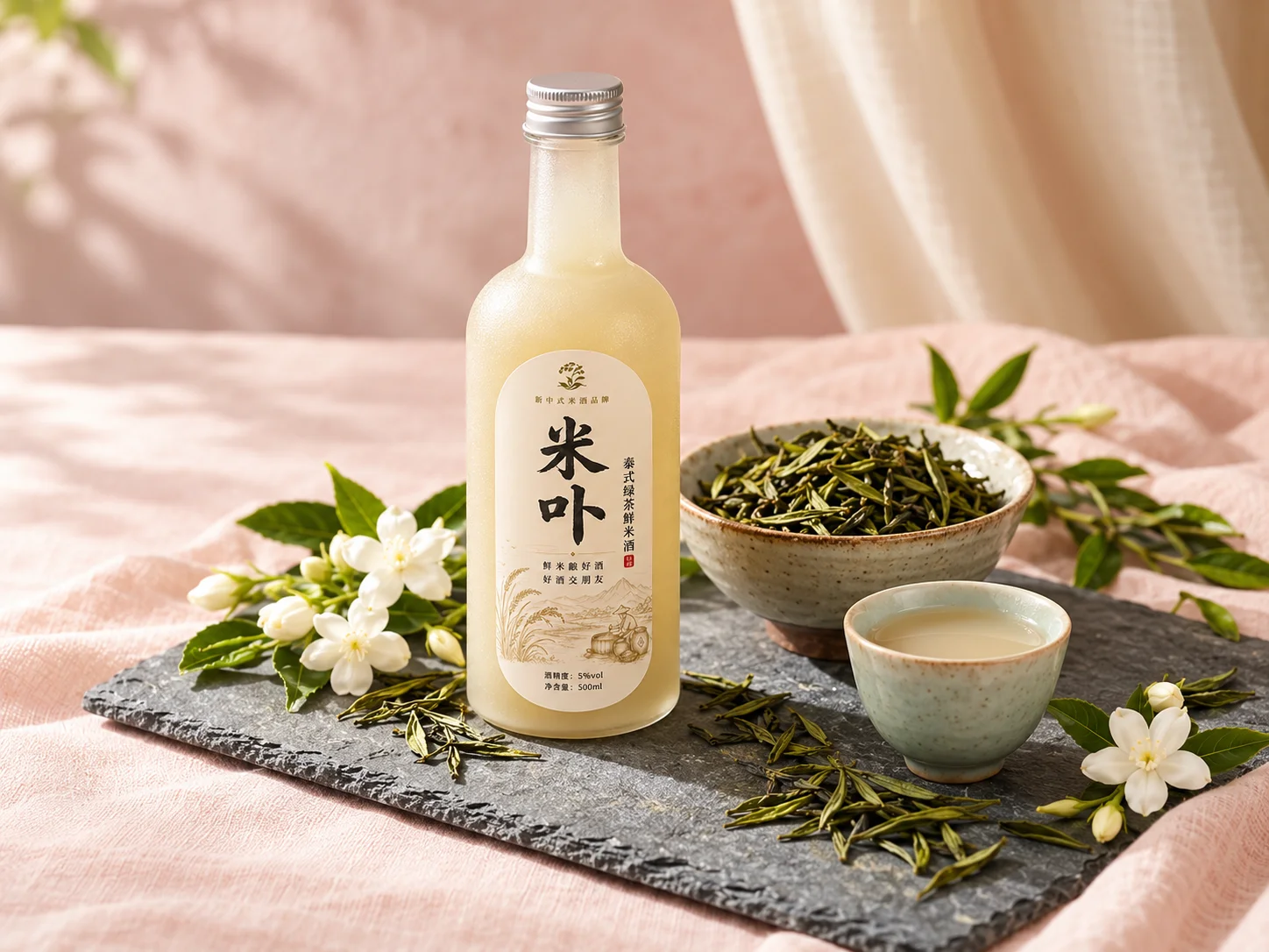 泰式绿茶鲜米酒